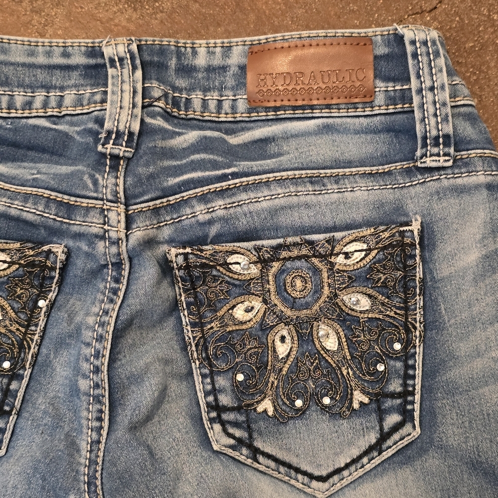 Hydraulic Women's Bailey Low Rise Jeans Size 0 - Picture 6 of 12